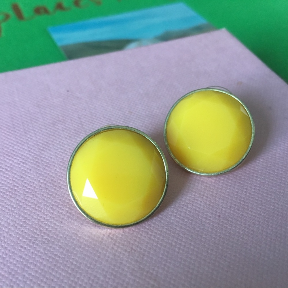 Retro Yellow earrings